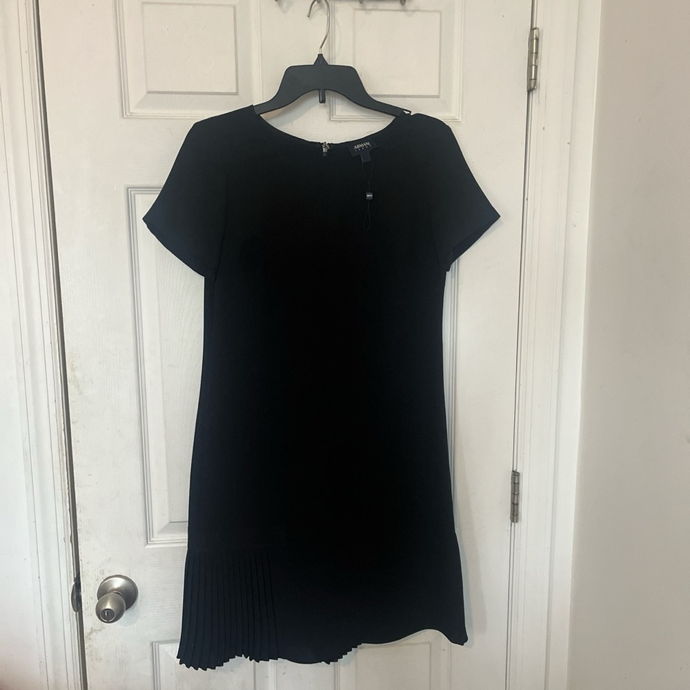 Beautiful New Authentic Armani Jeans Black Dress Size 40